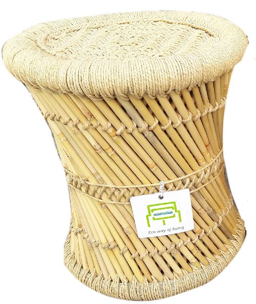 Ecowoodies Corunus Stool, Color : beige