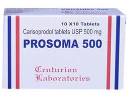 Prosoma 500mg tablets, Medicine Type : Allopathic