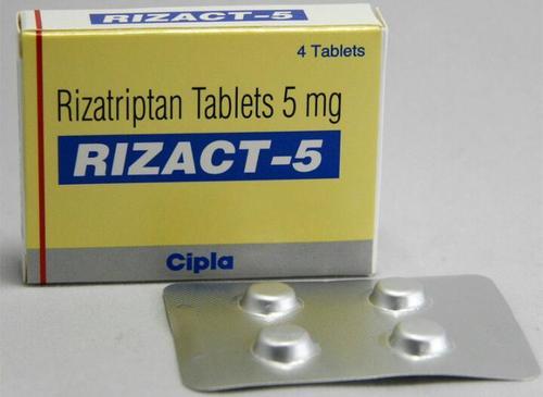 Rizact 5mg Tablets, Packaging Type : Blister