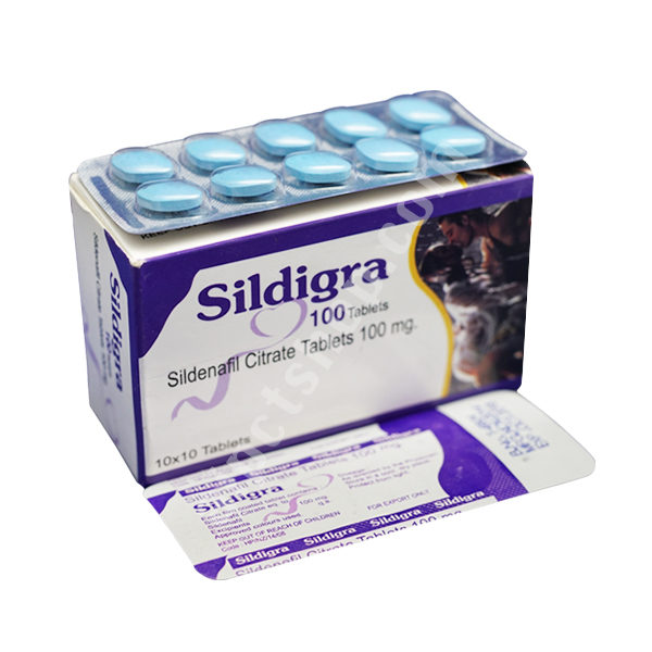 Sildigra 100mg Tablets, for Erectile Dysfunction