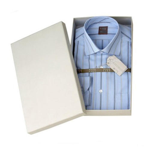 Plain Shirt Paper Boxes, Color : White