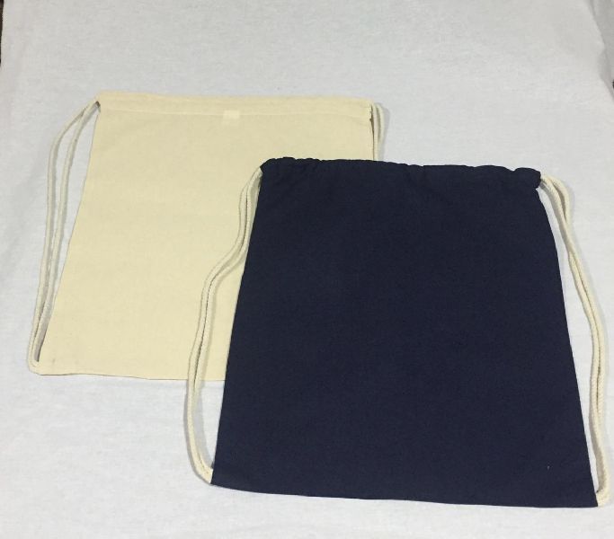 Cotton Drawstring Backpack