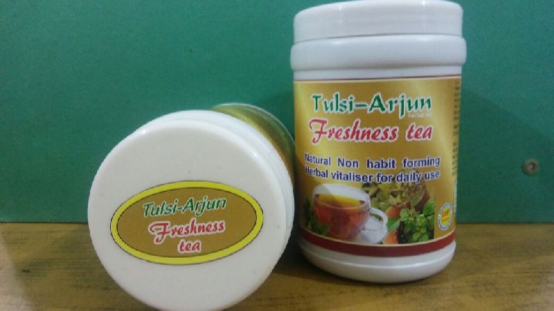 Tulsi Arjun Freshness Tea, Packaging Type : Box