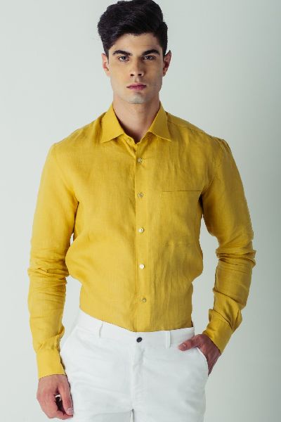 dark yellow formal shirt