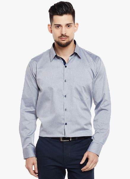 Grey Cotton Shirt