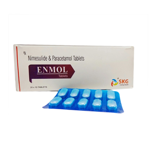 Nimesulide 100mg+ Paracetamol 325mg Tablets, for Anti-Inflammatory, Analgesics