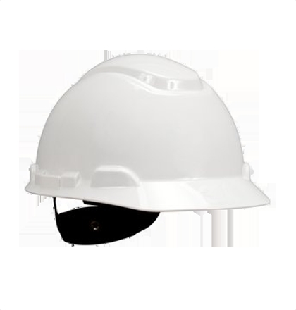 HDPE 3M Pinlock Safety Helmet, for Construction, Color : White
