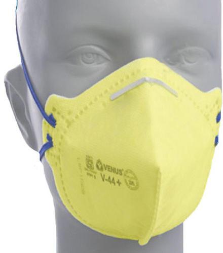 Non-woven V-44+ Venus Dust Mask, Color : Yellow