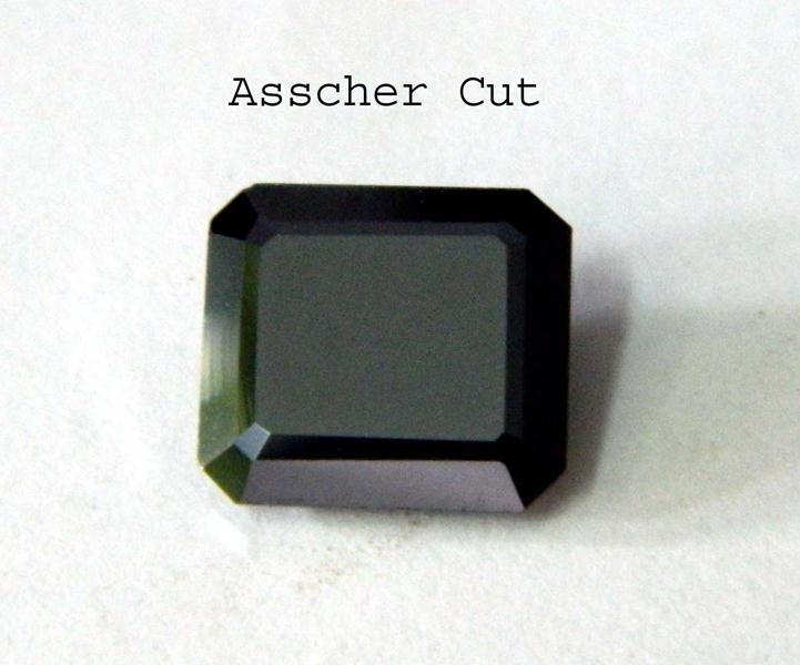 Asscher Cut Black Diamonds