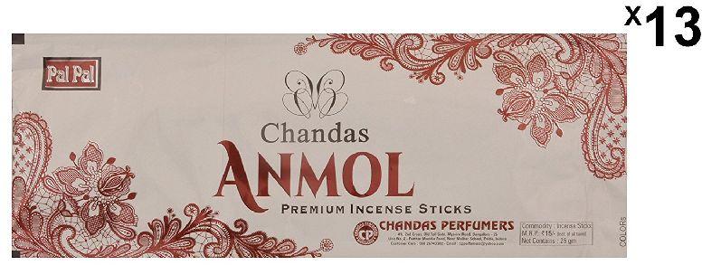 Anmol Incense Sticks, for Religious or Freshner, Color : White