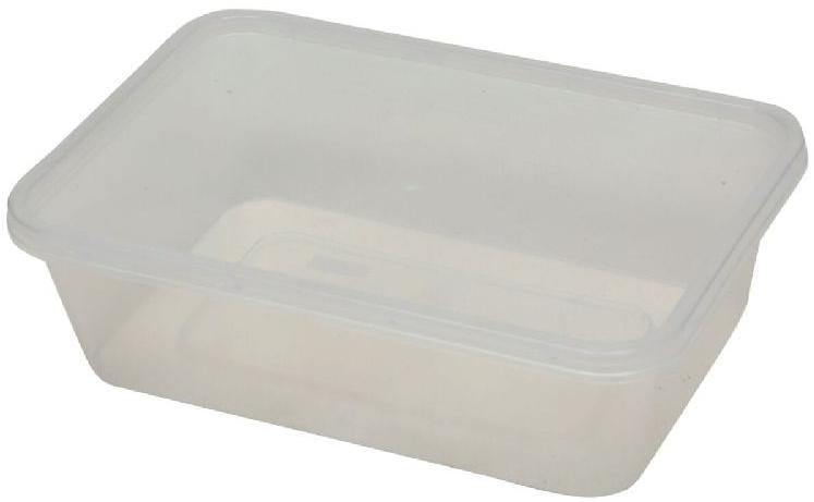 500ml container with lid transparent, for Microwave Safe, Plastic Type : PP
