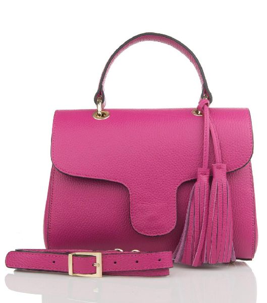 Bovory Pink Leather Handbags