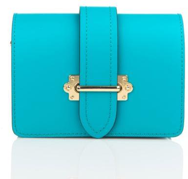 Bovory Sky Blue Leather Handbags