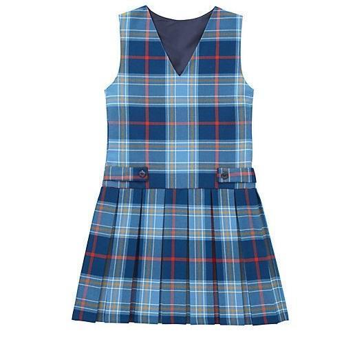 Girls School Checkered Tunic