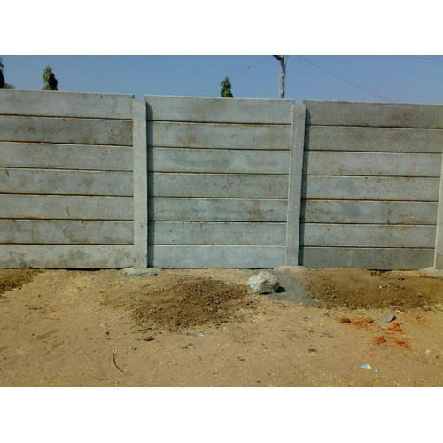 Grey RCC Compound Boundary Walls, Feature : Durable