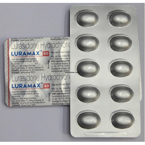 80mg Lurasidone tablets