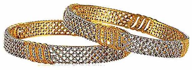 Penny Jewels Golden Alloy Bangle Set, Gender : Female