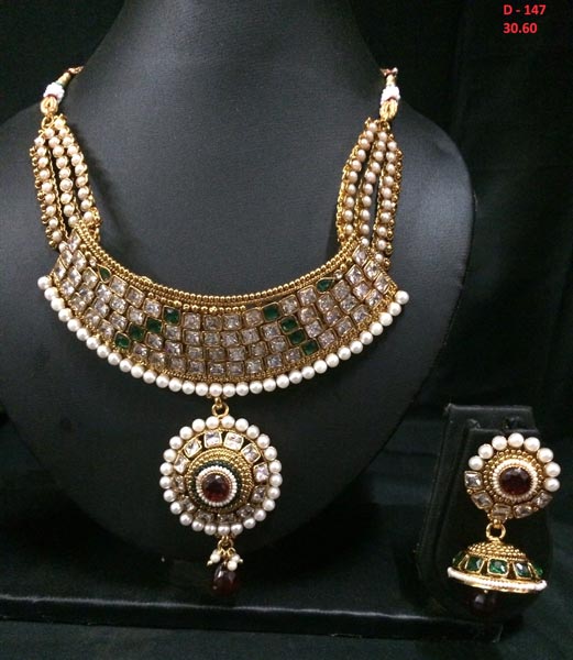 Antique Necklace & Earring
