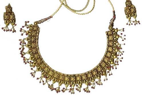 Gold Antique Necklace Set