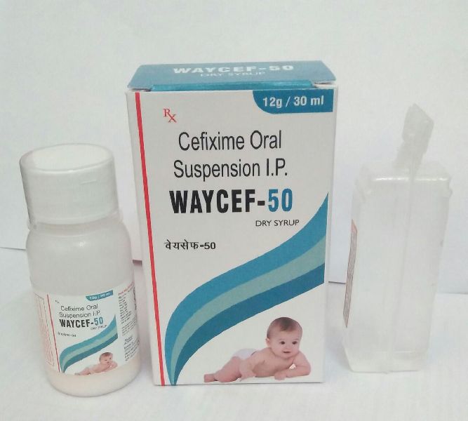 Waycef-50 Dry Syrup, Packaging Type : Plastic Bottle