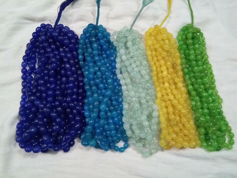 Polished Quartz Mani Beads