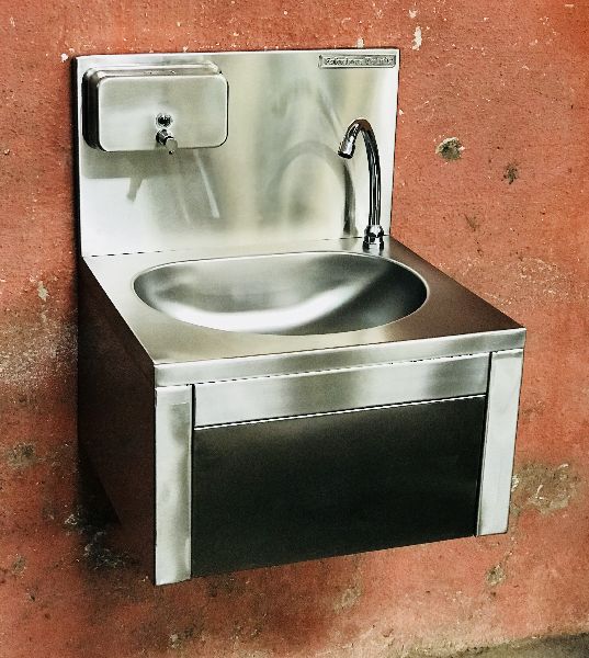 Knee Operated Hand Wash Sink