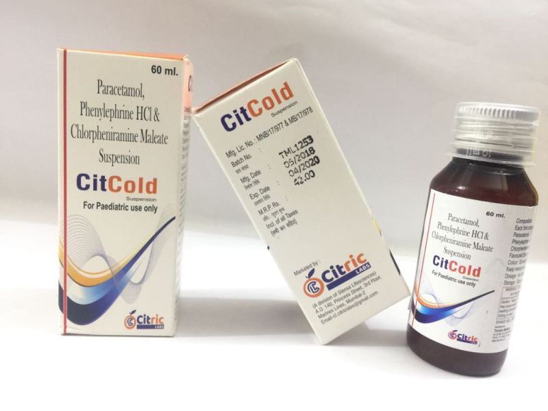 Anti Cold Medicine, Packaging Size : 60 ml