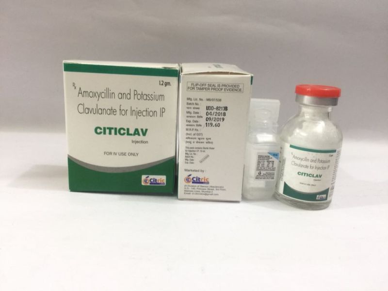 Amoxicillin injection, Packaging Size : 12 gm
