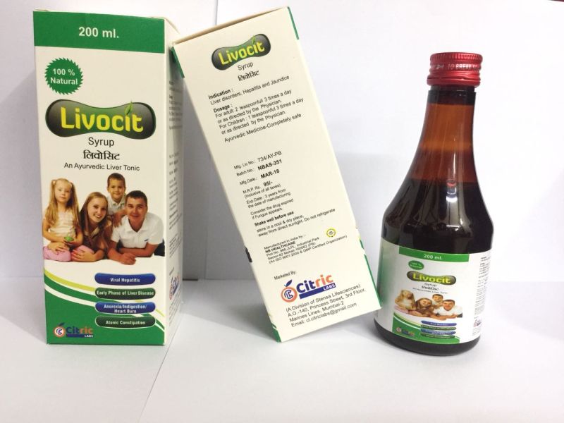 Livocit Liver Tonic, Packaging Size : 200 ml