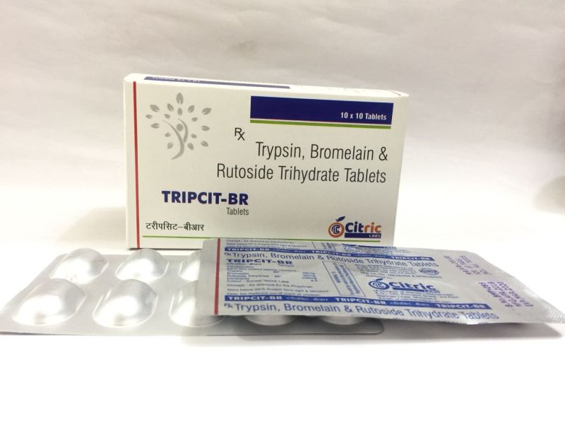TRYPSIN + BROMELAIN +RUTOSIDE  Tablets