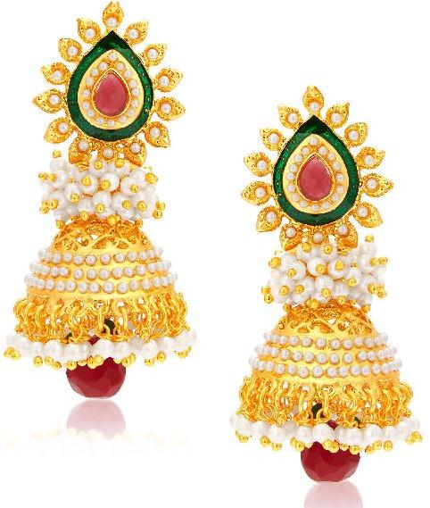 Sukkhi Fabulous Gold Plated Jhumki Earring For Women