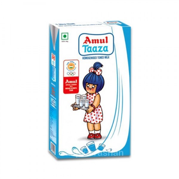 Amul Taaza Homogenized Toned milk