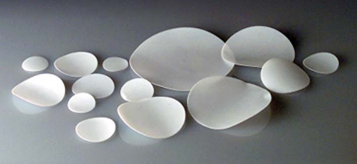 Round PTFE Circles, for Industrial, Color : White