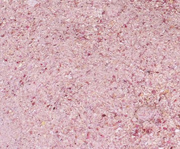 Dehydrated pink onion granules