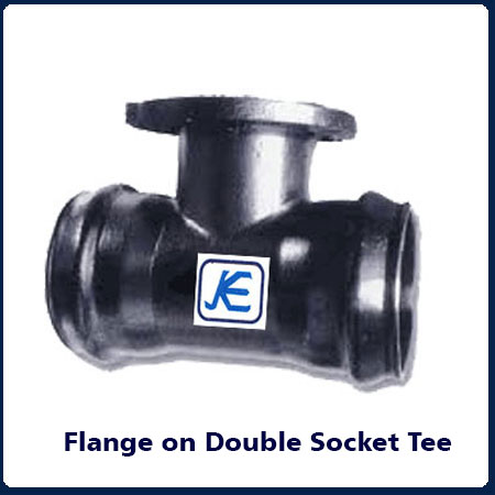 Flange On Double Socket Tee