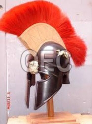 Grade Materials Greek Spartan Helmet, Feature : Amazing finish, appealing design, rest resistance perfect fit