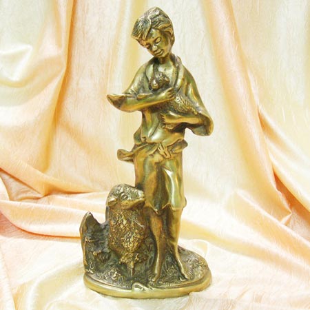 brass statue