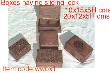 box having sliding lock