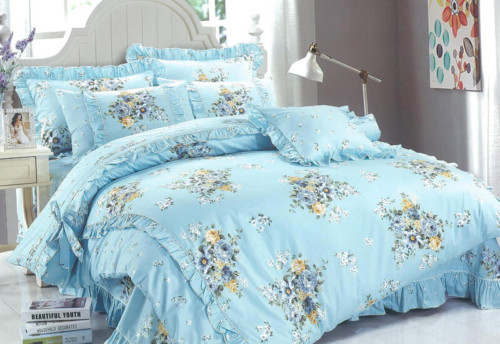 linen bed sheet