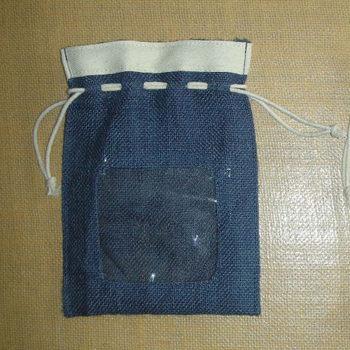 blue pouch bag