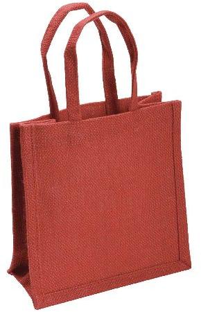 DYED JUTE BAG WITH HANDLE