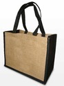 DYED GUSSETS JUTE BAG