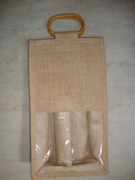 Natural Cane Handle PVC Bag