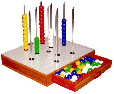 COUNTING & COLOUR SORTING BEADS SET