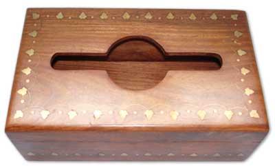 Wooden Tissue Box (Item No. 1570)