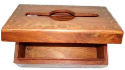 Wooden Tissue Box (Item No. 1571)
