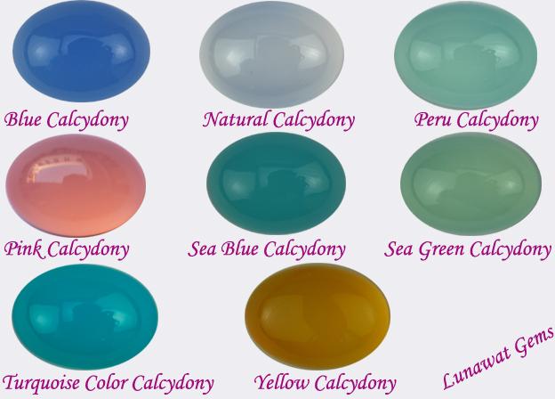 Calcydony Different Colors