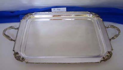 Brass Sheet Silver Plated Serving Tray