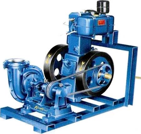 Volute Casing Pump with Air Cooled Diesel Engine