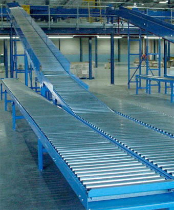 S.j.conveyors Gravity Roller Conveyor